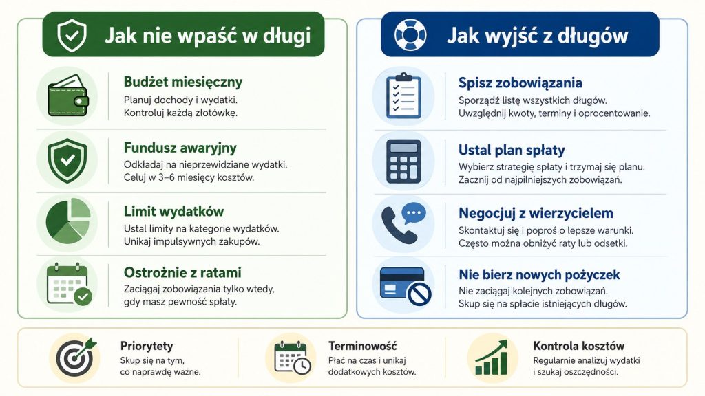 Jak nie wpaść w długi i jak z nich wyjść: plan spłaty oraz negocjacje z wierzycielem krok po kroku