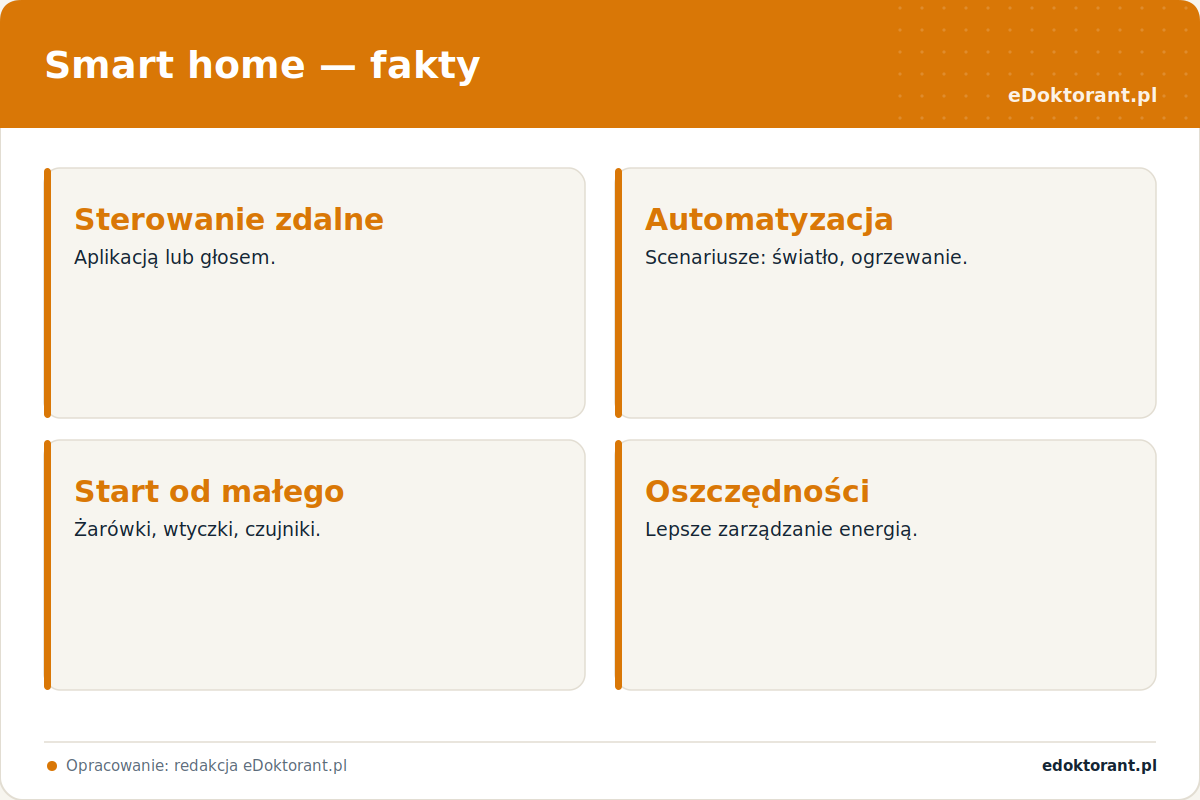 Smart home – fakty, infografika