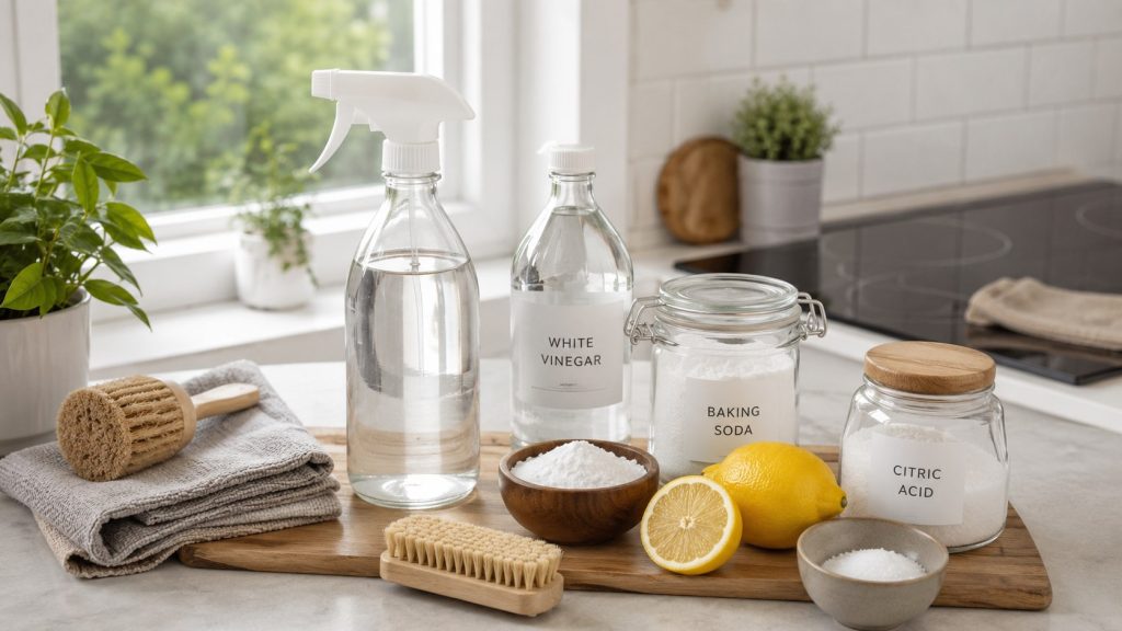 Jak czyścić dom domowymi sposobami? Ocet, soda, kwasek cytrynowy i naturalne środki – krok po kroku