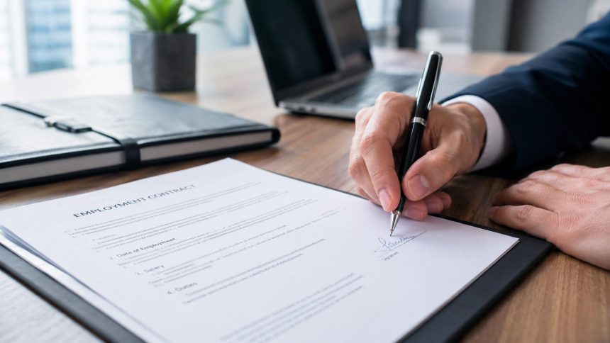 Co to jest umowa o pracę: rodzaje umów, różnice wobec zlecenia i o dzieło oraz na co uważać przed podpisaniem.