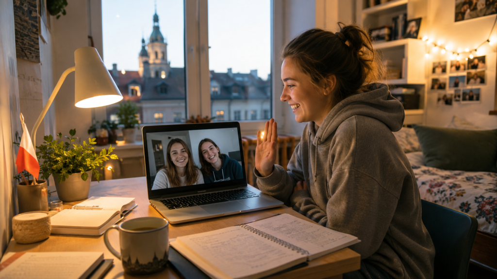 Jak utrzymać kontakt ze znajomymi z domu na studiach w 2026 roku — relacje mimo odległości