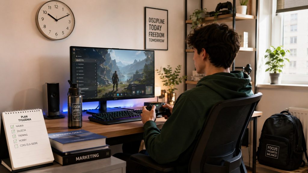Gry komputerowe i wideo jako hobby dla studenta w 2026 roku — rozrywka z umiarem