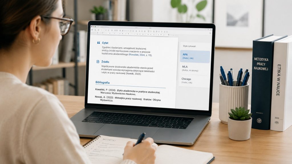 Jak cytować źródła i unikać plagiatu w 2026 roku — rzetelność w pracach studenckich