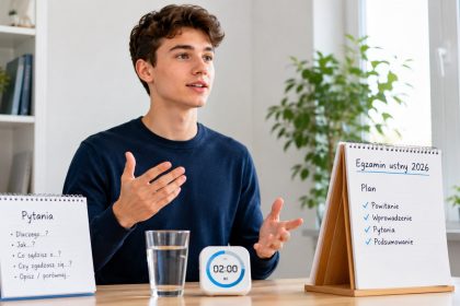 Stresuje Cię egzamin ustny? Zobacz, jak przygotować się do egzaminu ustnego w 2026 roku i odpowiadać pewnie oraz rzeczowo.